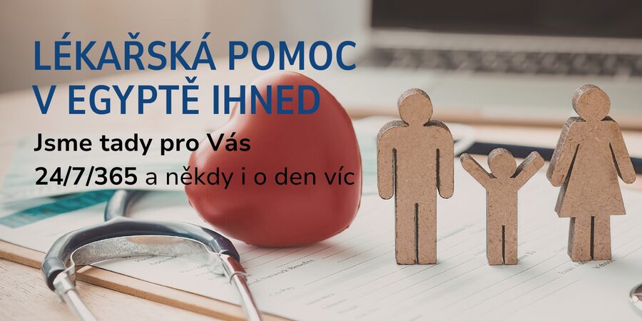 Lékařská pomoc v Egyptě IHNED – československá pomoc 24/7/365